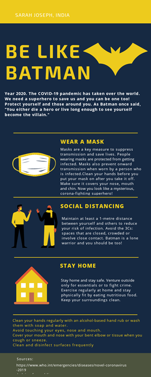 Sarah Joseph, medical student from India