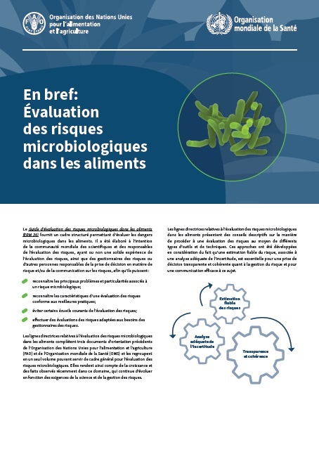 En bref: Évaluationdes risques microbiologiquesdans les aliments