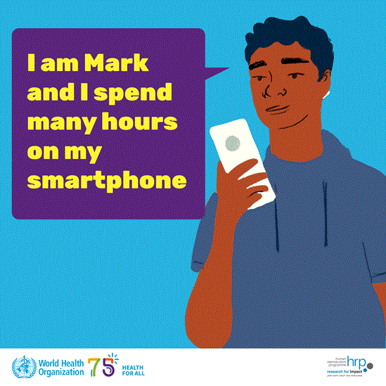 I am Mark and I spend many hours on my smartphone